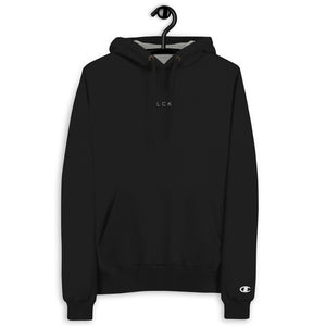 BLCK CHAMPION™ "nope" hoodie.