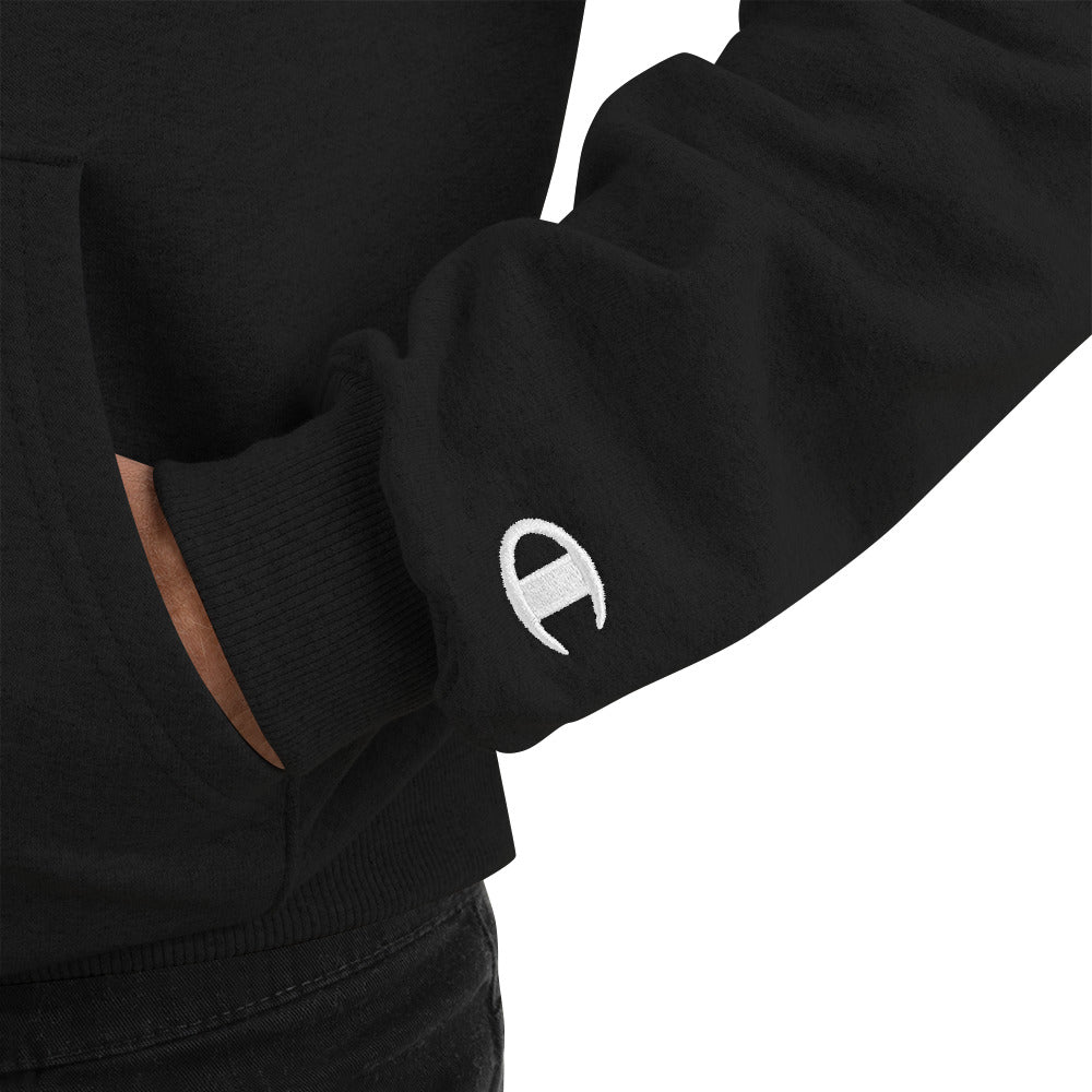 BLCK CHAMPION™ "the code" hoodie.