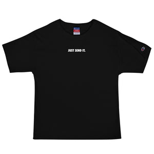 BLCK CHAMPION™ "just send it" tee.