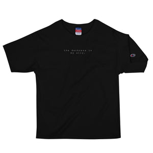 BLCK CHAMPION™ "darkness" tee.