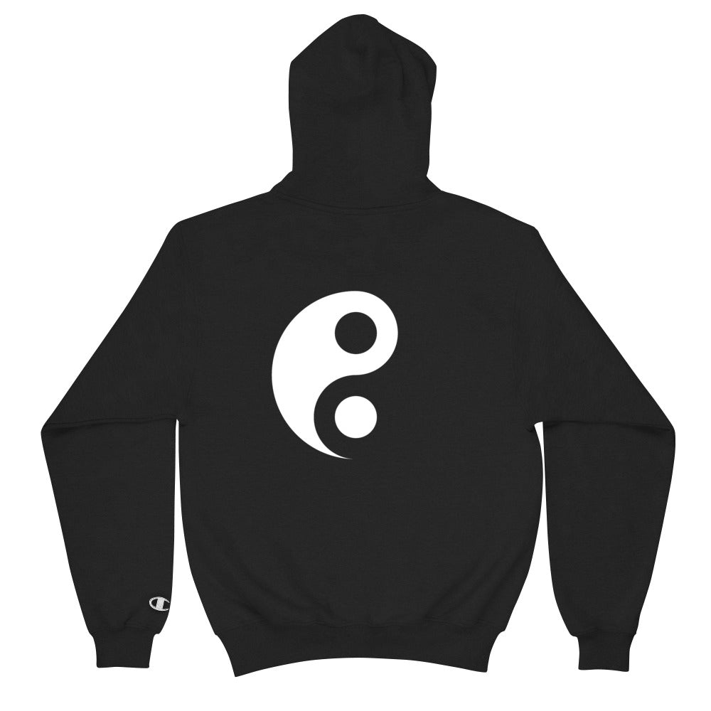 BLCK CHAMPION™ "where's yin?" hoodie.