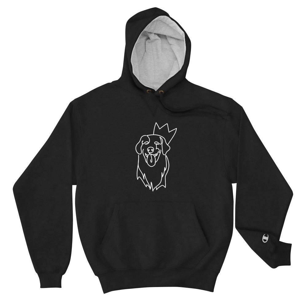 BLCK CHAMPION™ "woof." hoodie.