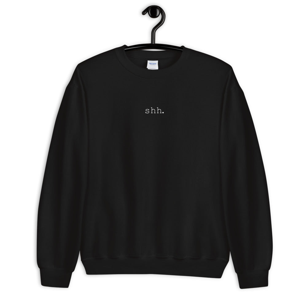 BLCK "shh" sweater.