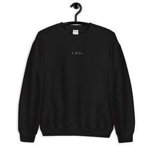 BLCK "idc" sweater.