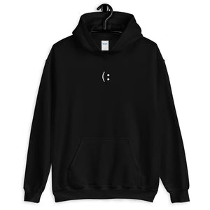 BLCK "smile" hoodie.