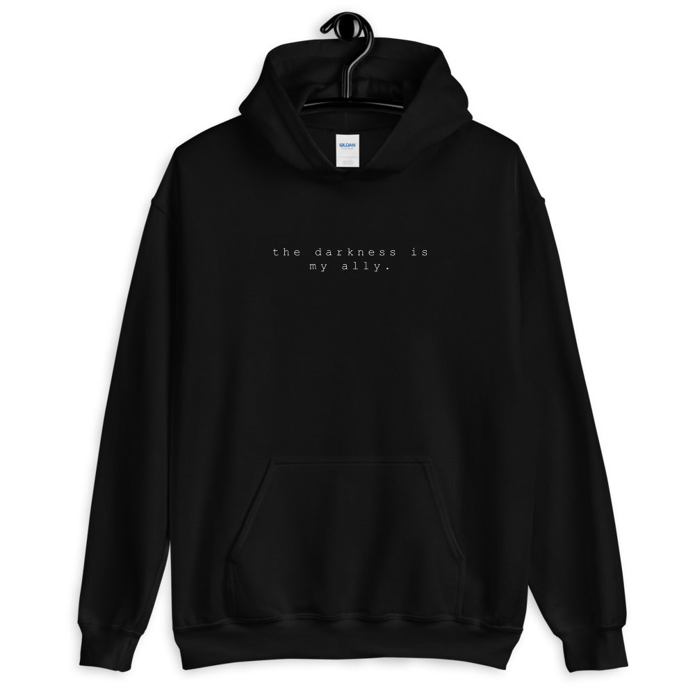 BLCK "darkness" hoodie.